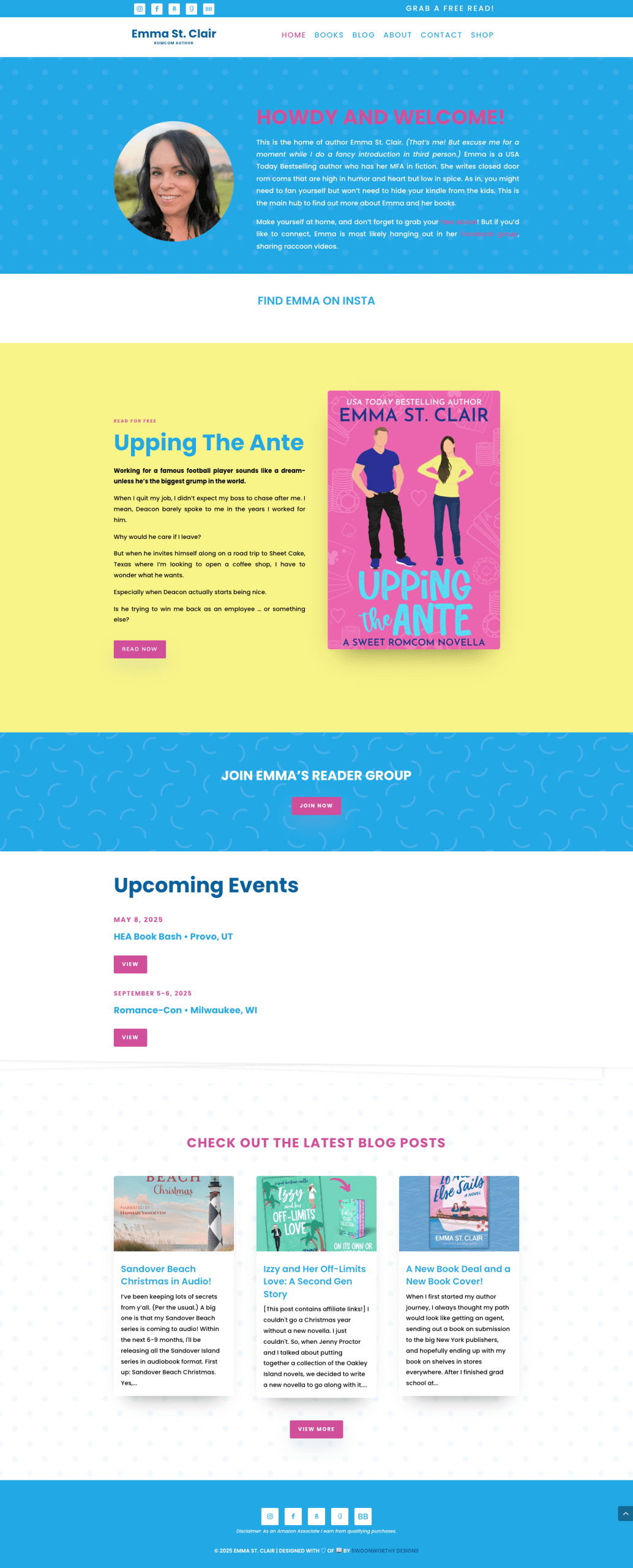 Emma St. Clair - Wordpress