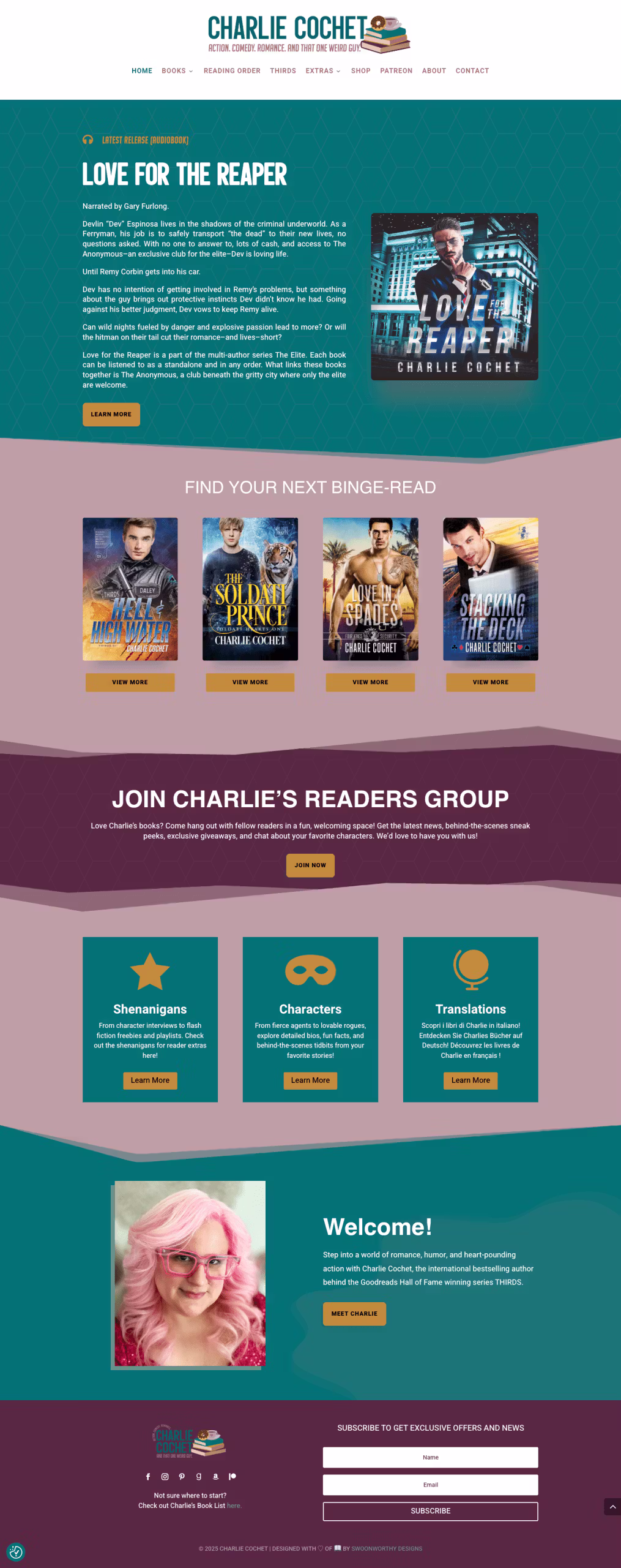 Charlie Cochet - Wordpress, Shopify & Branding