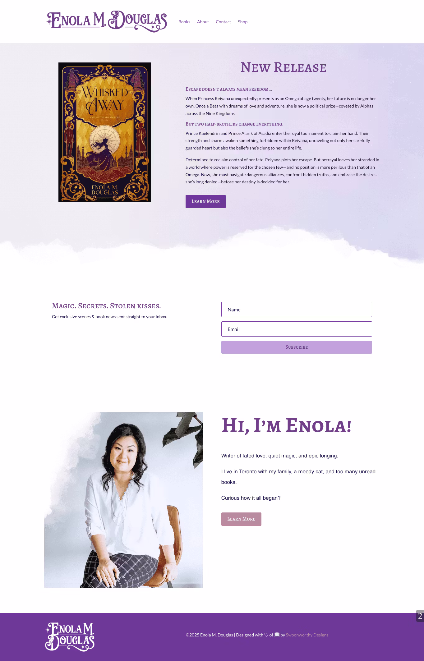Enola M. Douglas - VIP Website-in-a-Day