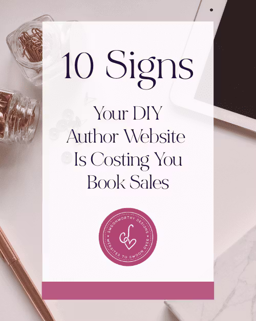 10 Signs Your DIY Author Website Is Costing You Book Sales