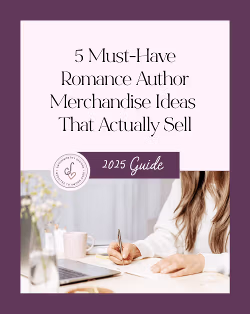 5 Must-Have Romance Author Merchandise Ideas That Actually Sell